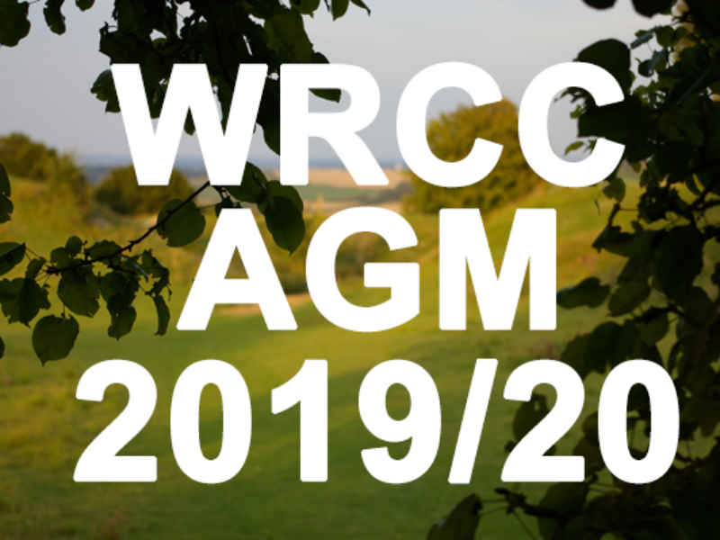 WRCC Annual General Meeting – 7.00pm on Thursday 12th November 2020